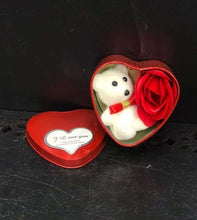 Cute Teddy With Rose