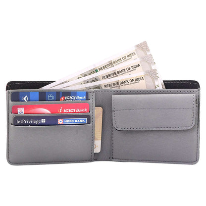 Grey Customized leather Men’s Wallet