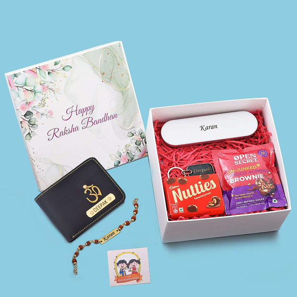 Classic Rudraksh Rakhi Hamper