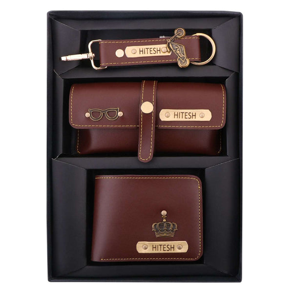 TTS Mens Combo - 2 ( Keychain+ Wallet + Sunglasses Holder )