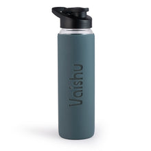 Personalized Glass Bottle with Silicone Sleeve | Stylish 750ml Water Bottle