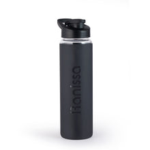 Personalized Glass Bottle with Silicone Sleeve | Stylish 750ml Water Bottle