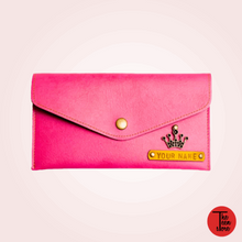 Pink Color Personalized Women Clutch