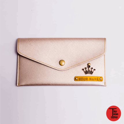 Rose Gold Color Personalized Women Clutch